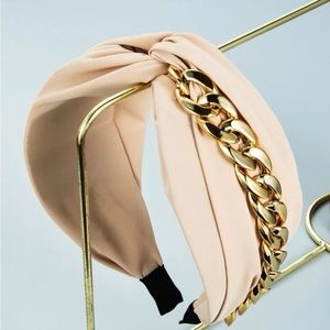 Gold Chain Accent Headband